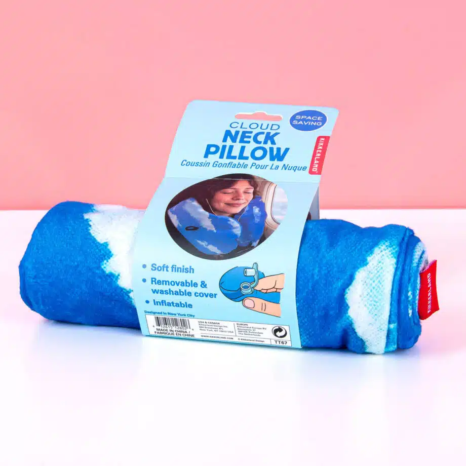 Wolken opblaasbaar nekkussen