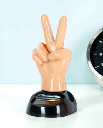 Peace handje op zonne-energie