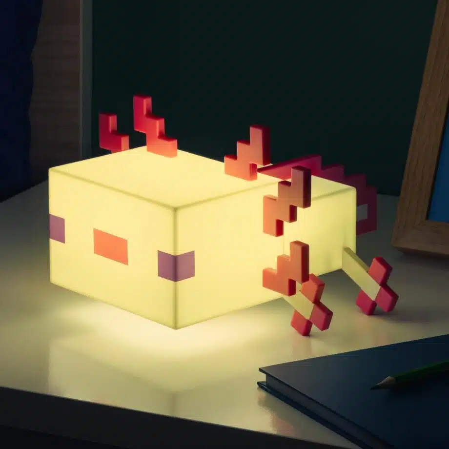 Minecraft Axolotl lamp