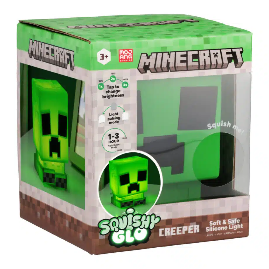 Minecraft Creeper siliconen nachtlampje