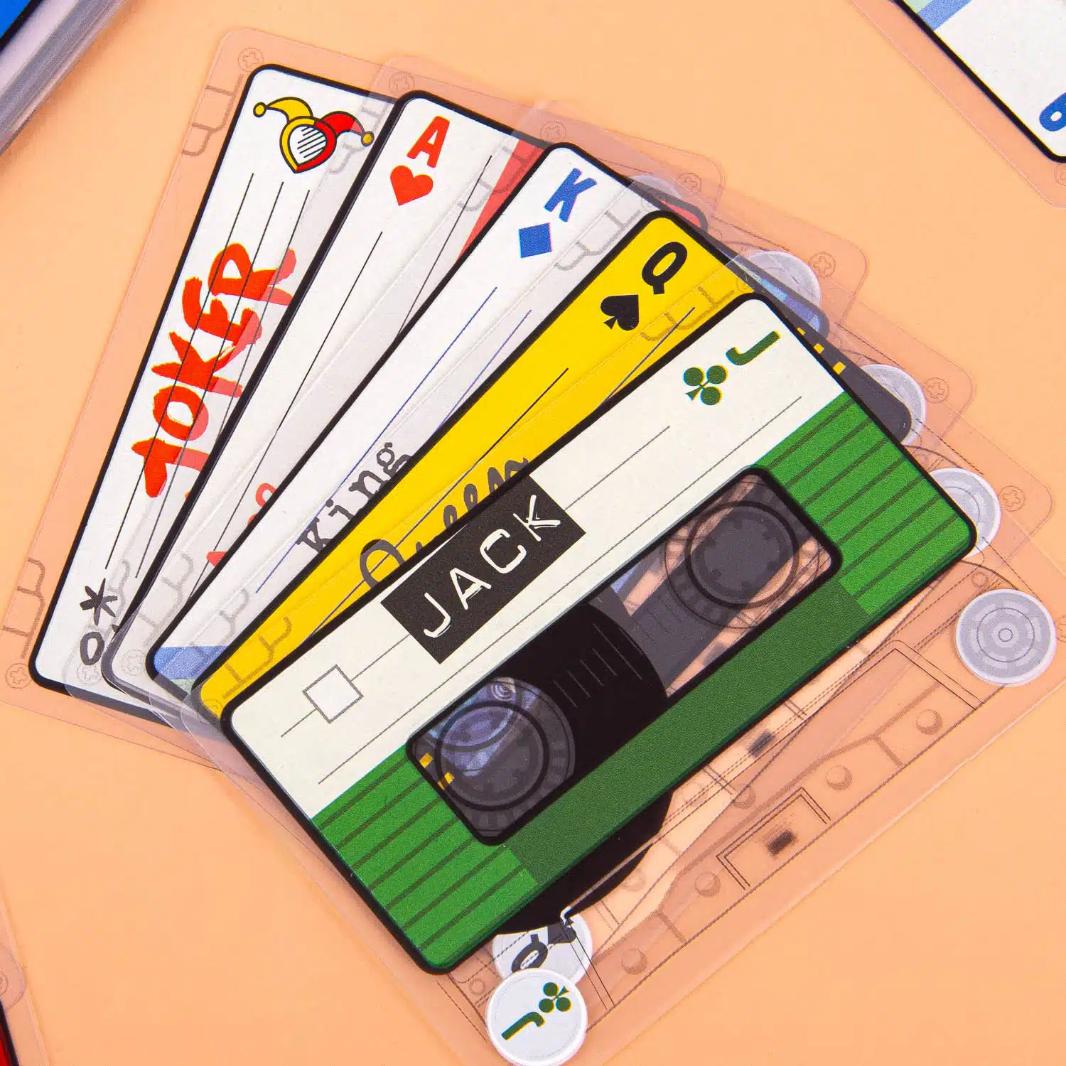 Cassettebandjes kaartspel