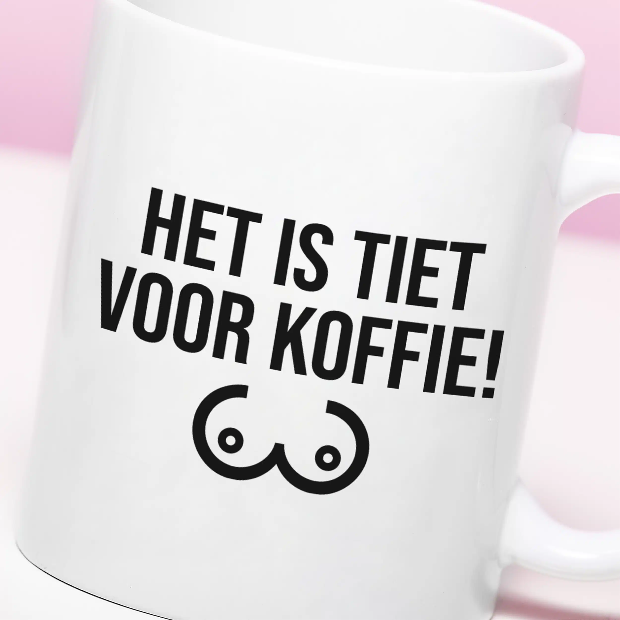 Mok Het is tiet voor koffie!