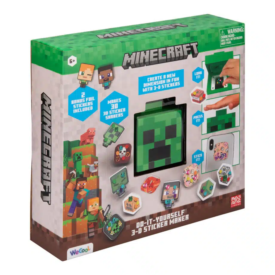 Minecraft 3D stickermaker