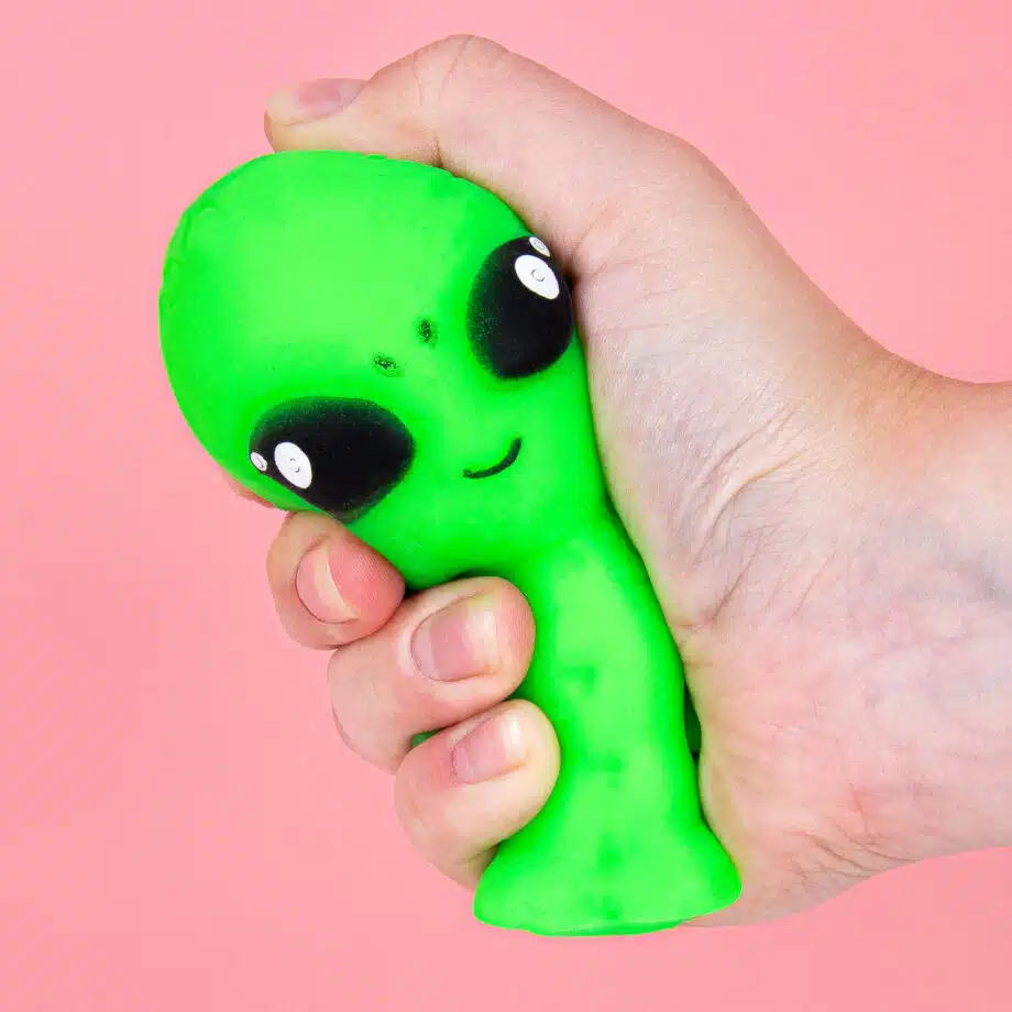 Rekbare glow in the dark Alien