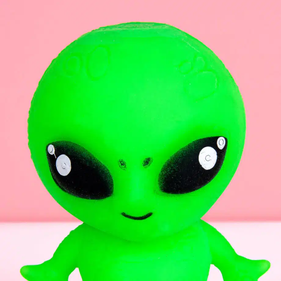 Rekbare glow in the dark Alien