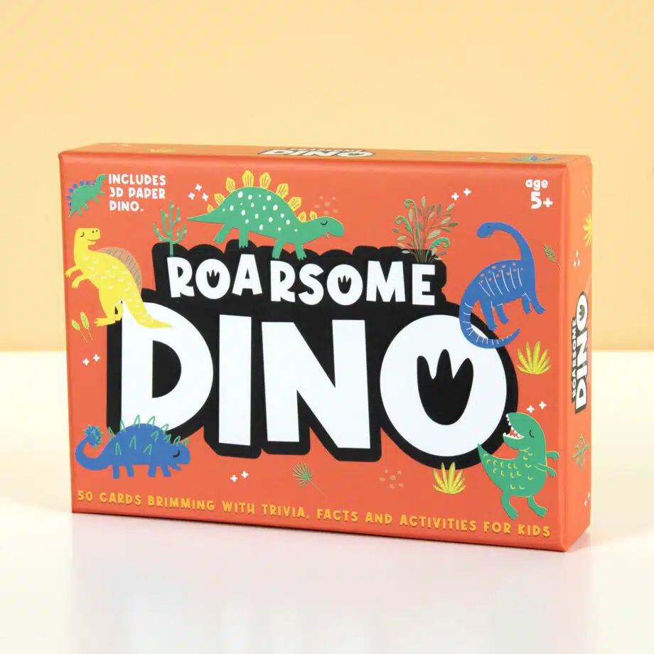 Roarsome Dino triviakaarten voor kids
