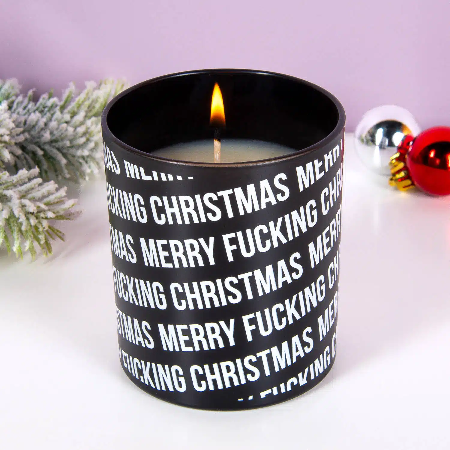 Merry Fucking Christmas kaars