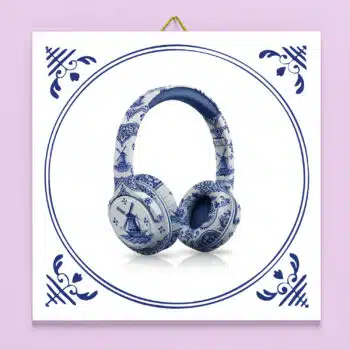 Tegeltje koptelefoon