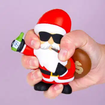 Pratende kerstman stressbal