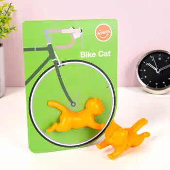 Kat voor in je fietswiel