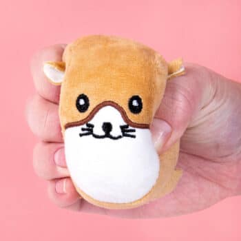 Hamster stressbal en schermreiniger