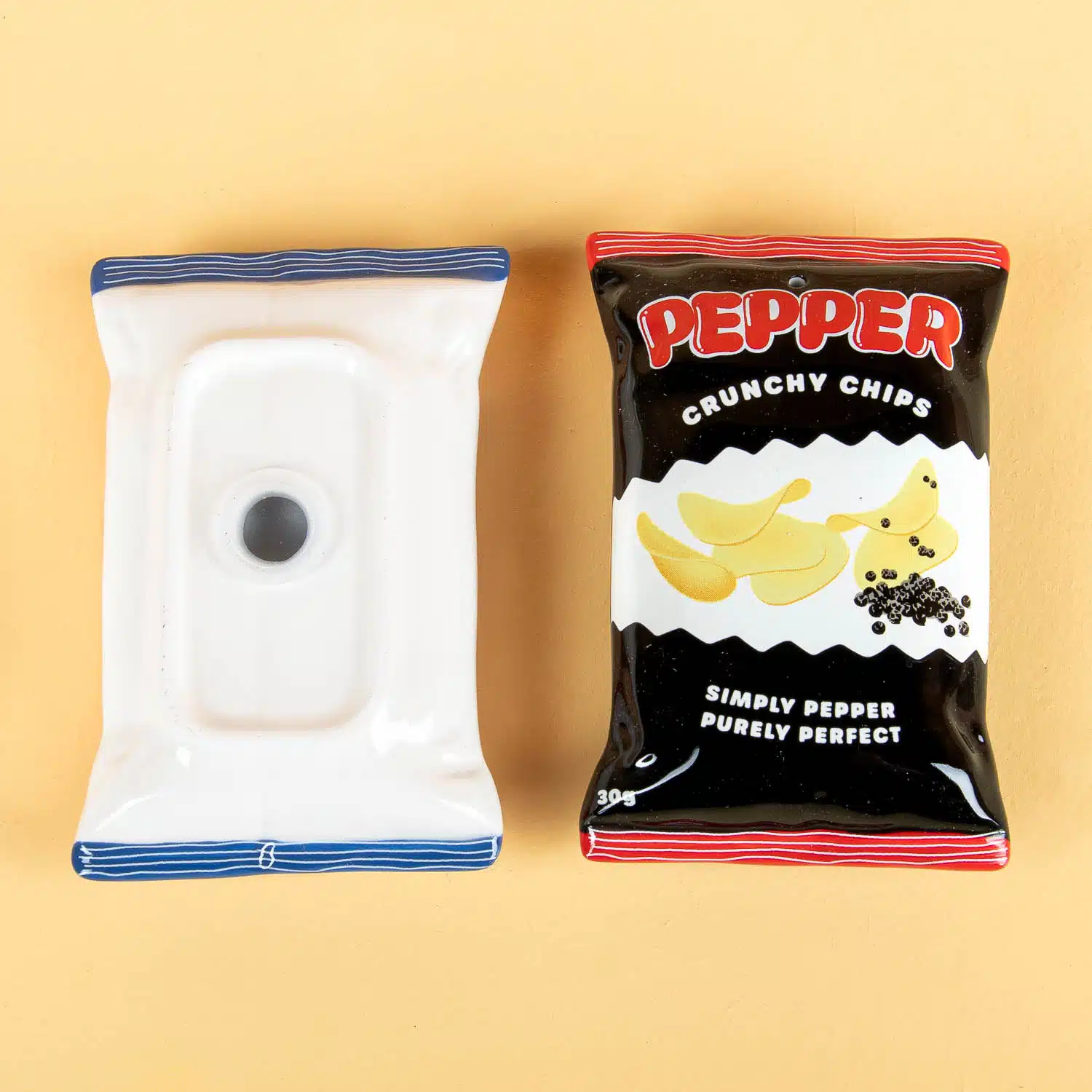 Chips en popcorn peper- en zoutstel (set van 2)