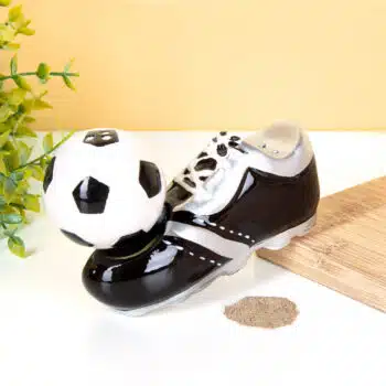 Voetbalschoen en bal peper- en zoutstel