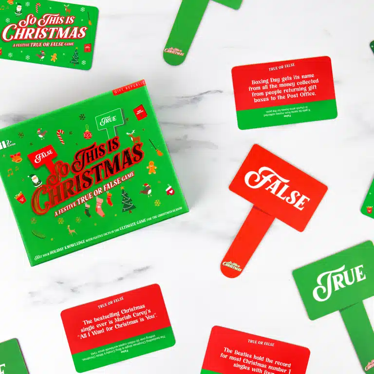So This is Christmas kaartspel