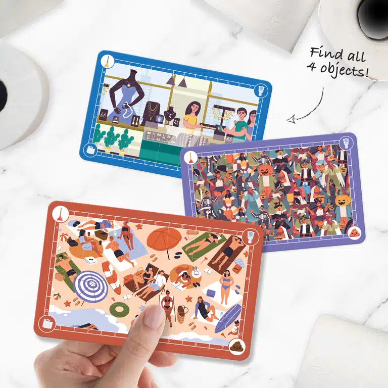 Find the Poo on the Loo zoekkaarten