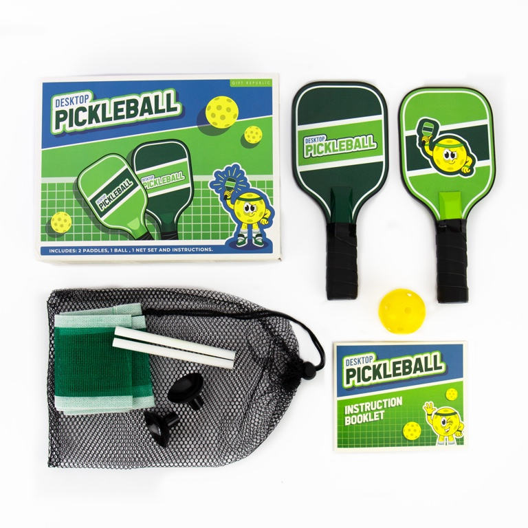 Pickleball voor op je bureau