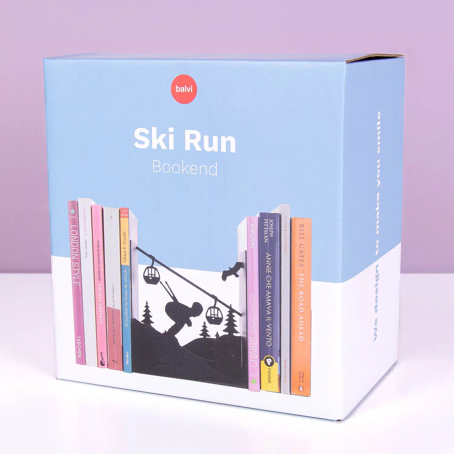 Skipiste boekensteun