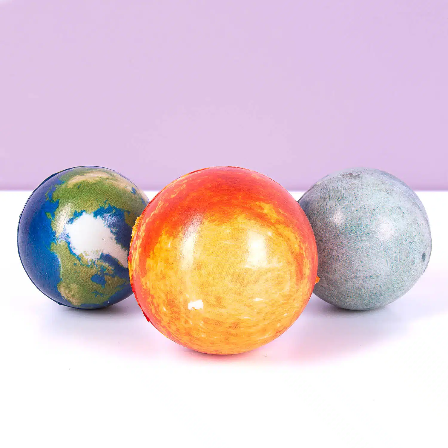 Planeet stressballen (set van 3)