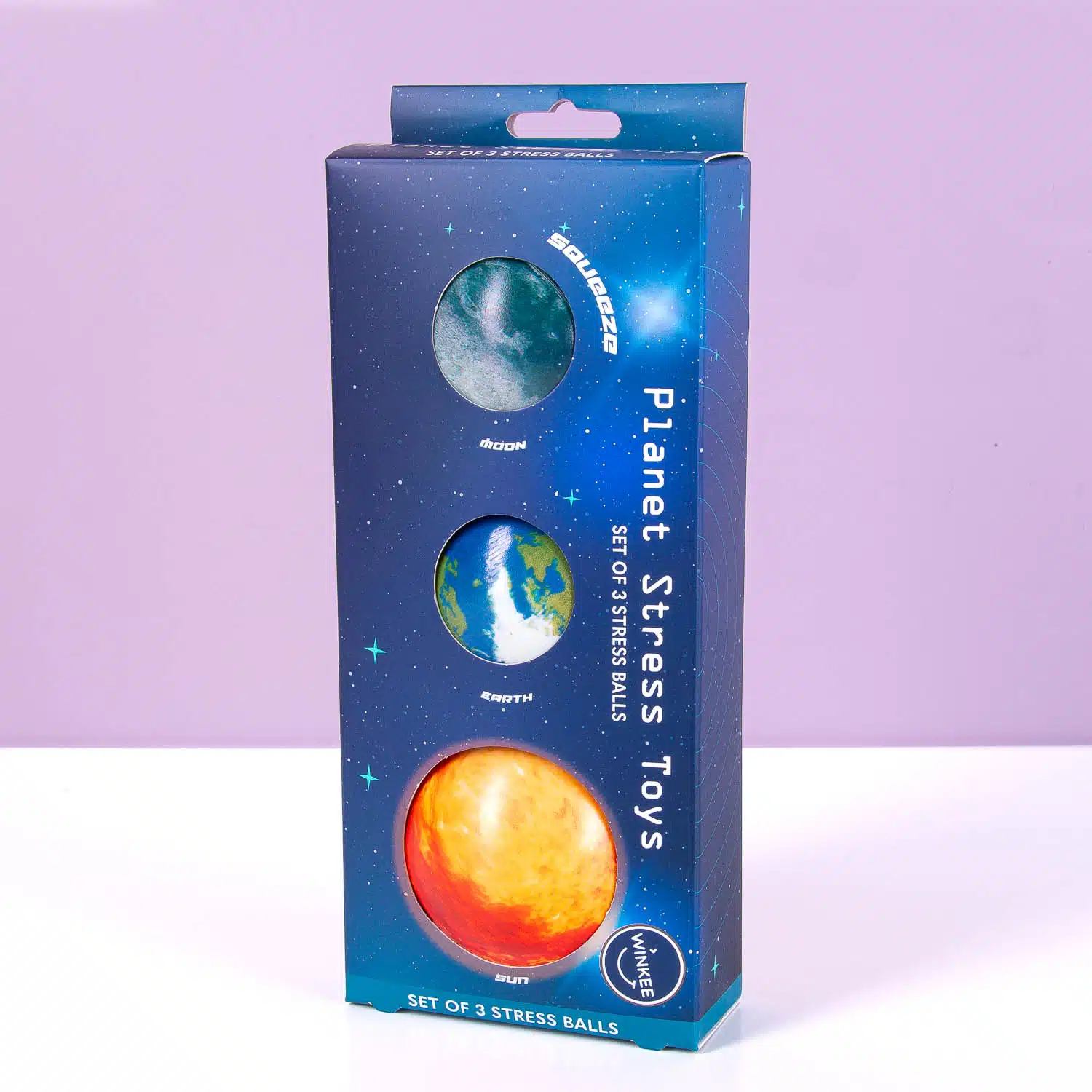 Planeet stressballen (set van 3)