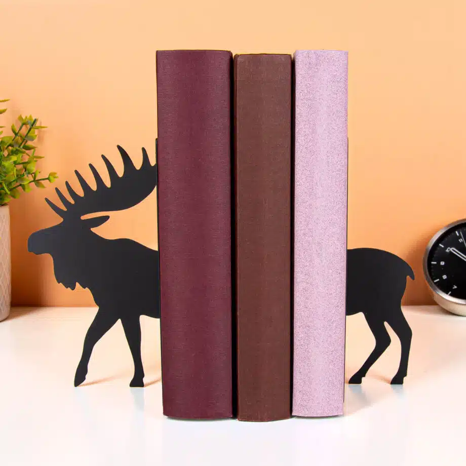 Boekensteunen Aap – Goud & Zwart