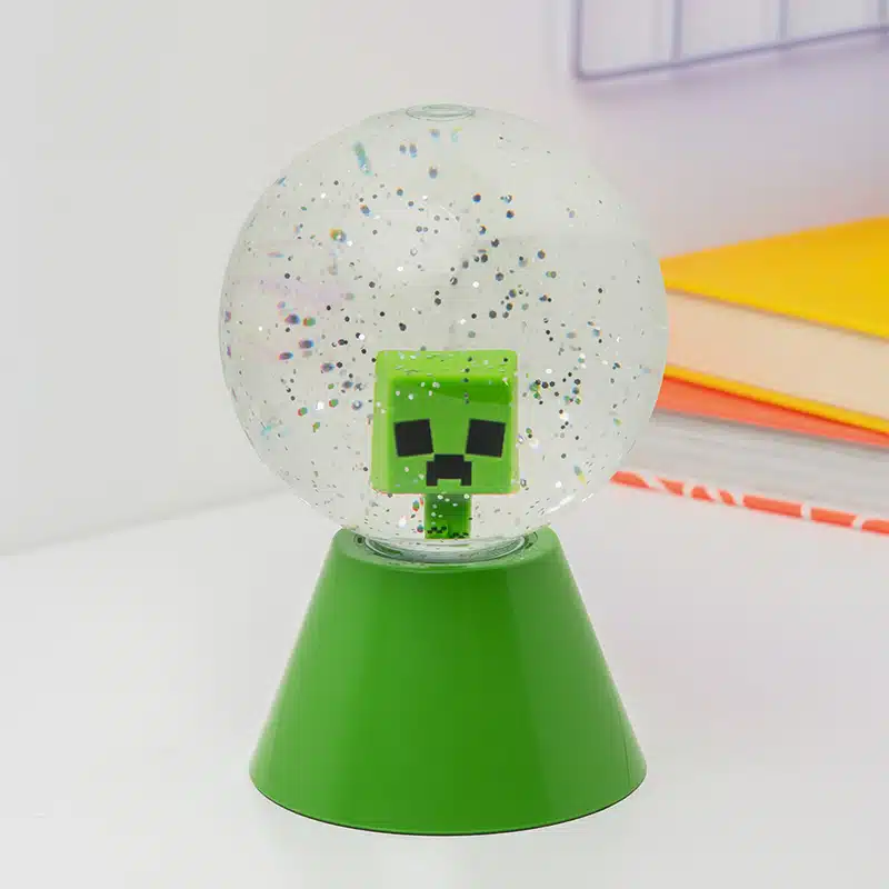 Minecraft LED glitter bal