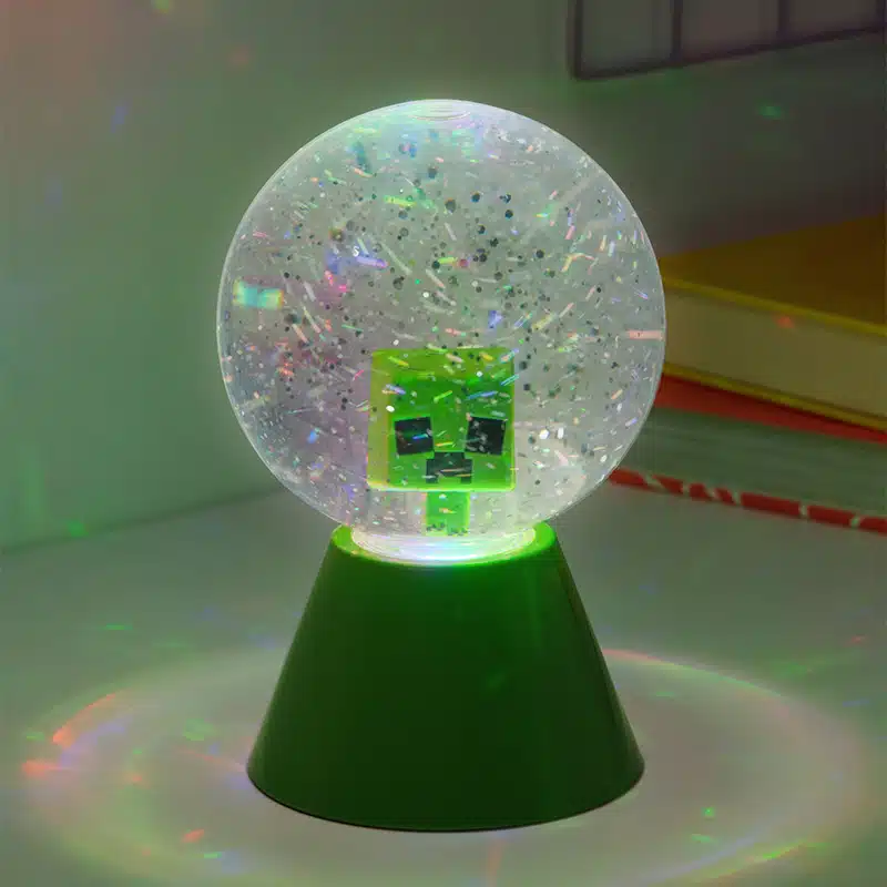 Minecraft LED glitter bal