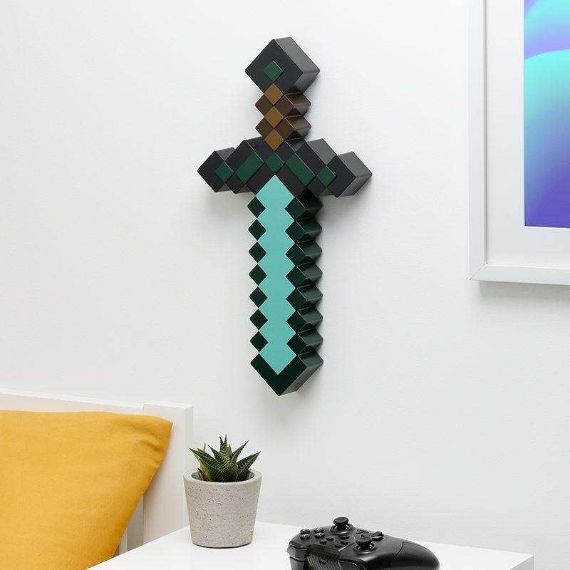 Minecraft Diamanten zwaard lamp