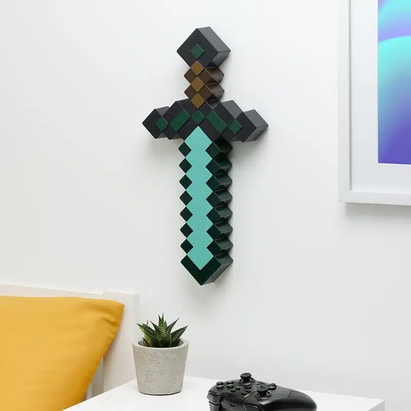 Minecraft Diamanten zwaard lamp
