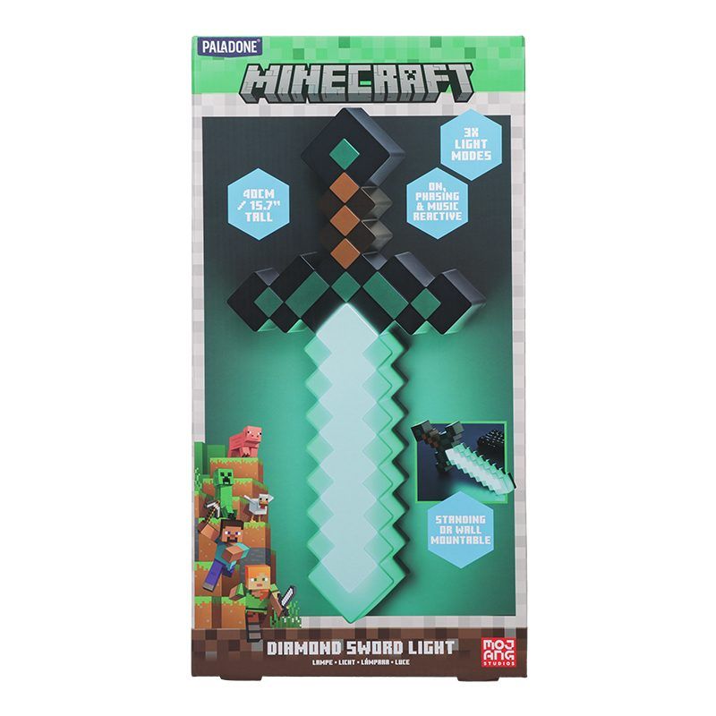 Minecraft Diamanten zwaard lamp