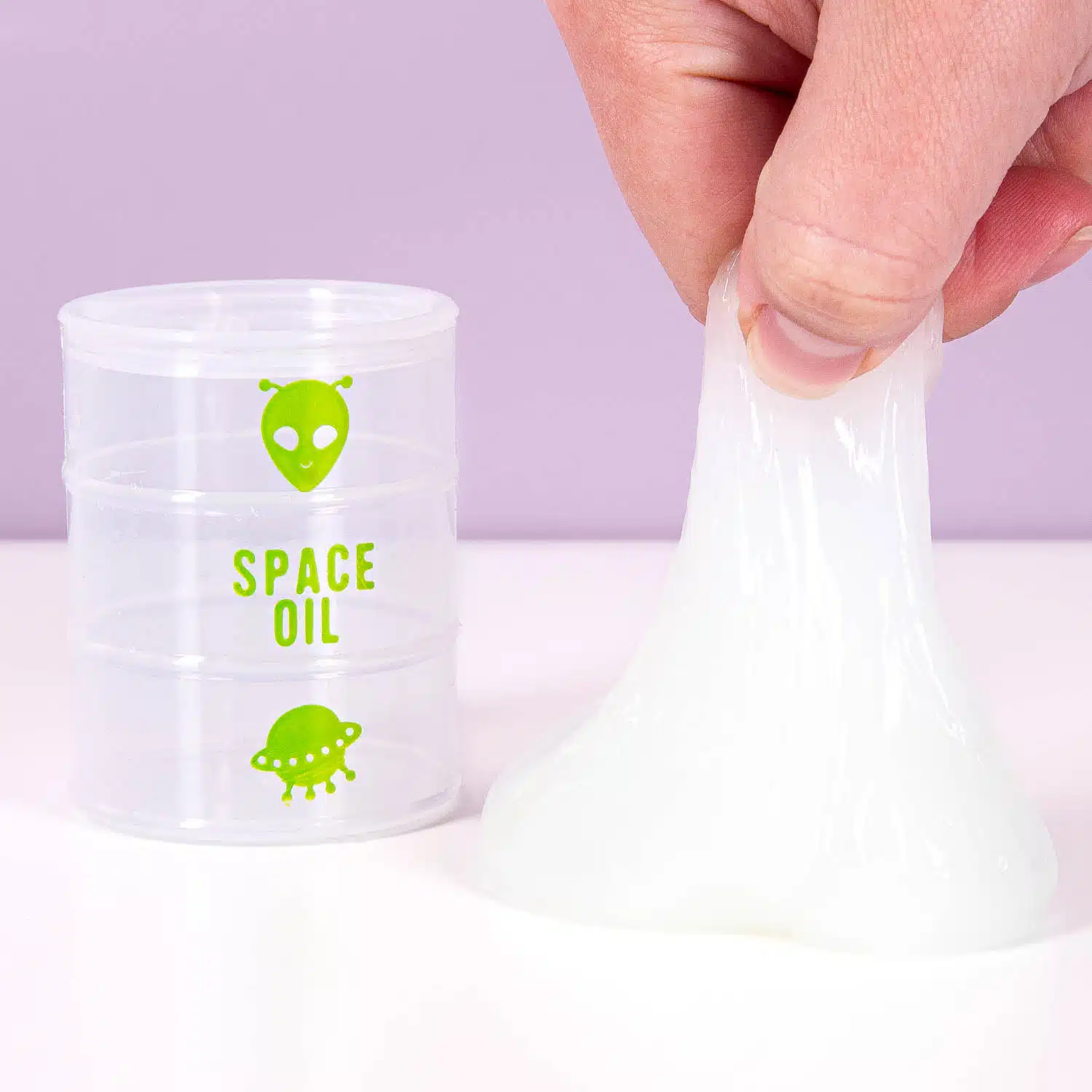 Glow in the dark alien slijm