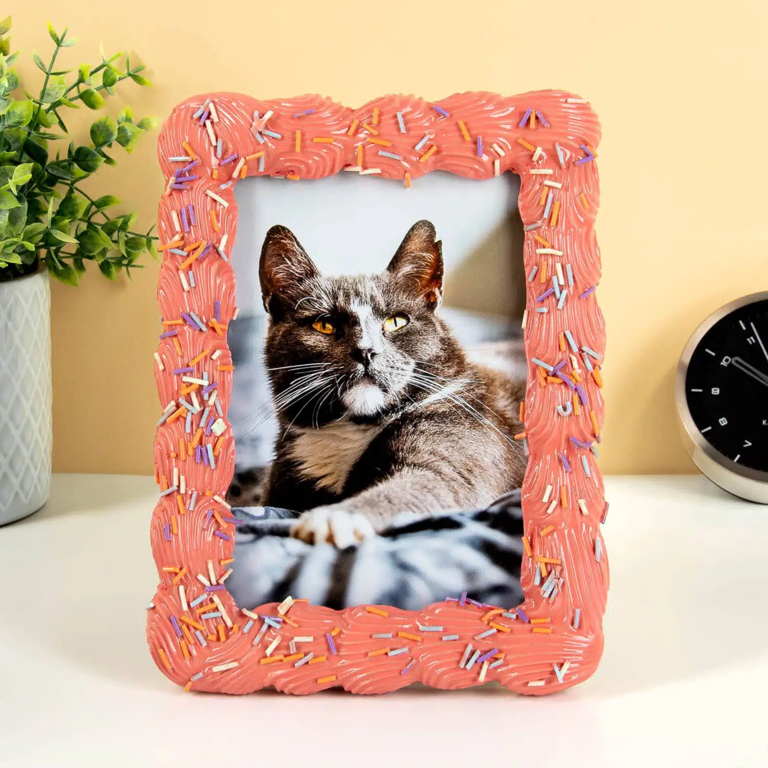 Taart fotolijstje - Roze