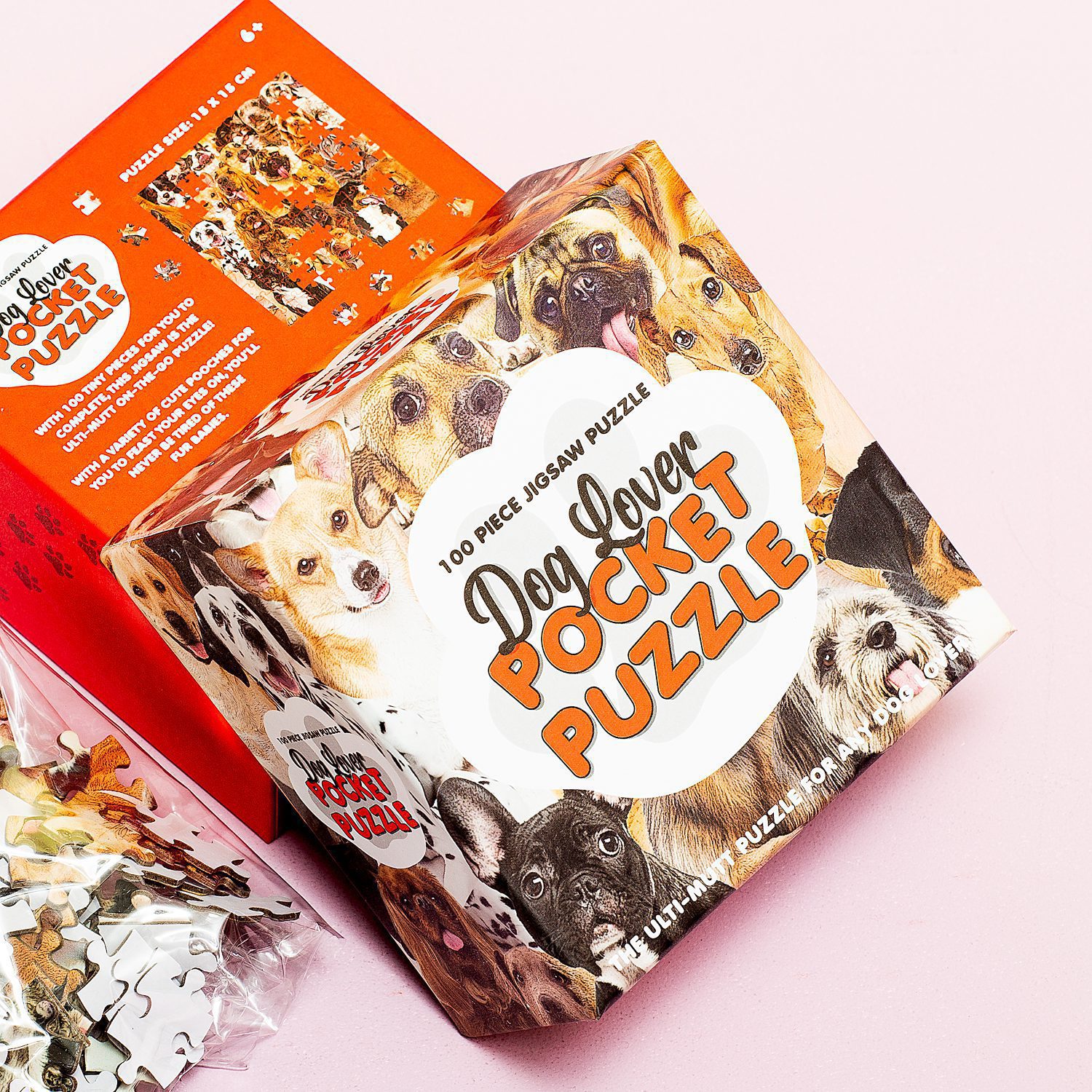 Pocket puzzel (100 stukjes) - Dog Lover