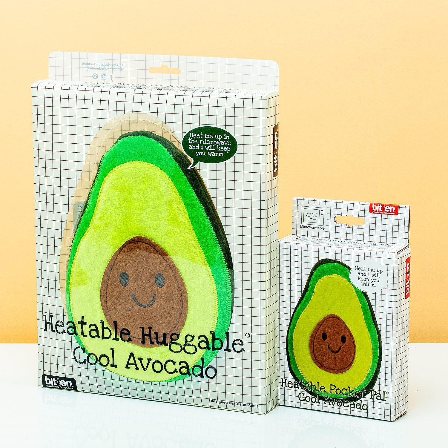 Avocado warmtekussen
