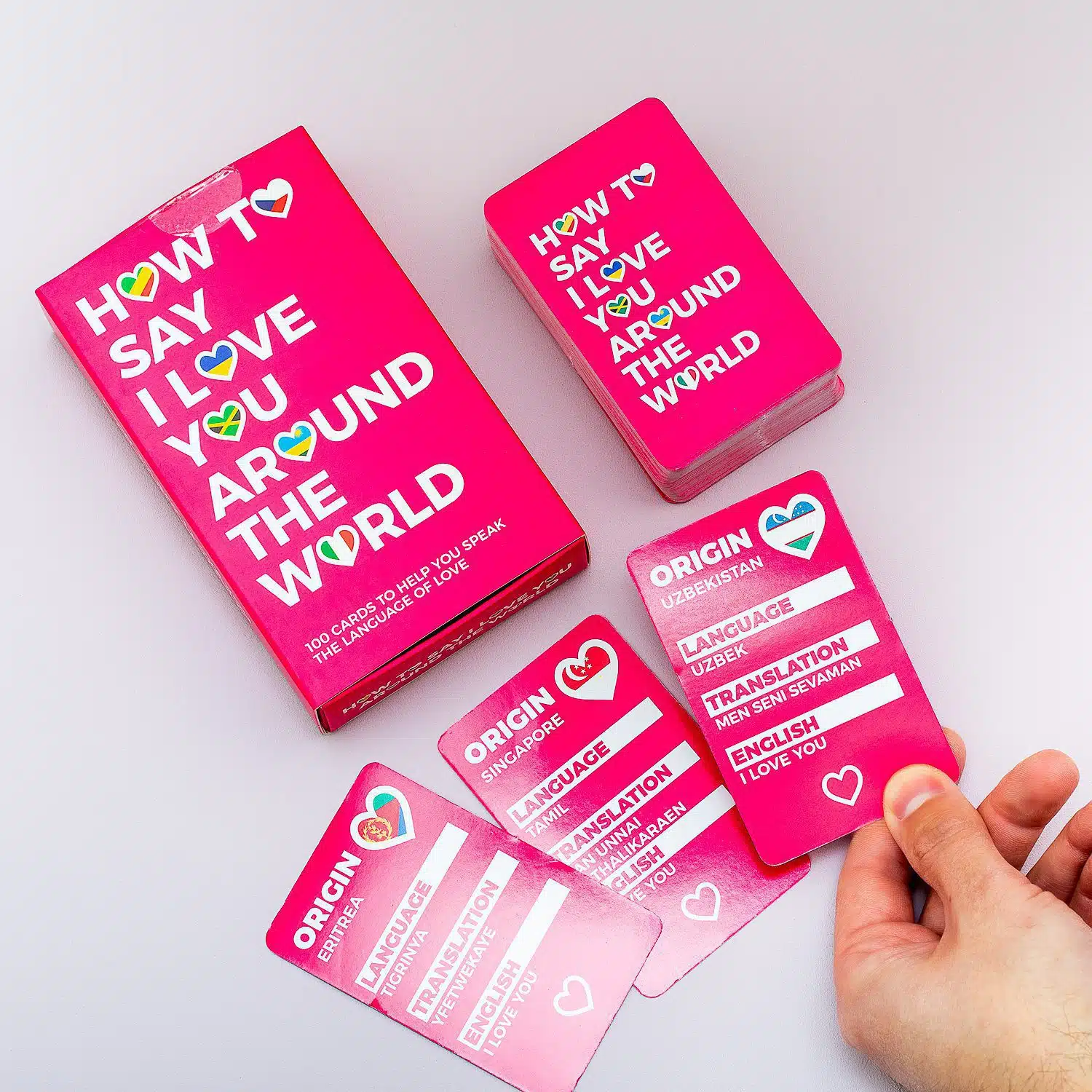 How to say I love you around the world kaarten