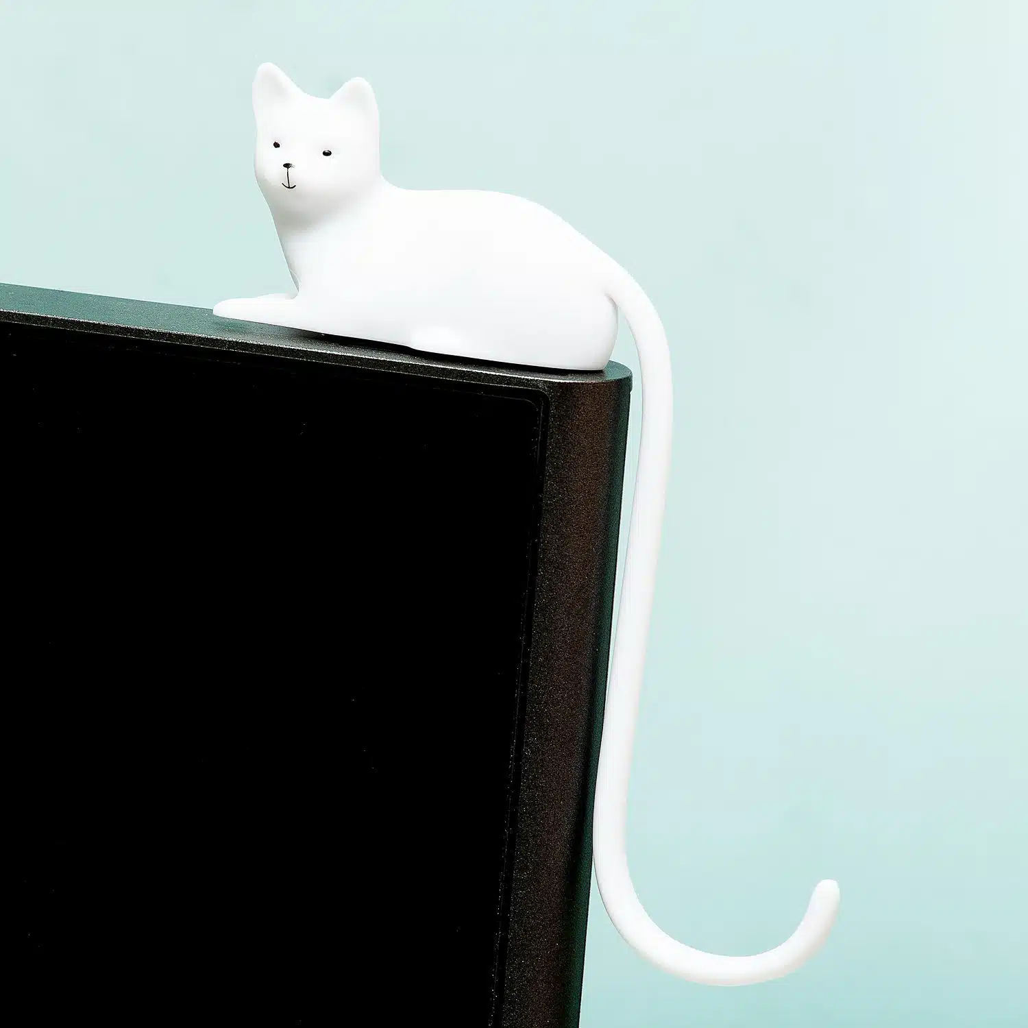 Kattenstaart haakje - Wit