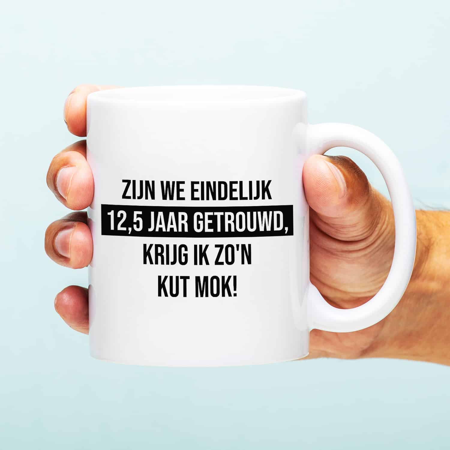 Mok Zijn we eindelijk zoveel jaar getrouwd - 12,5 jaar