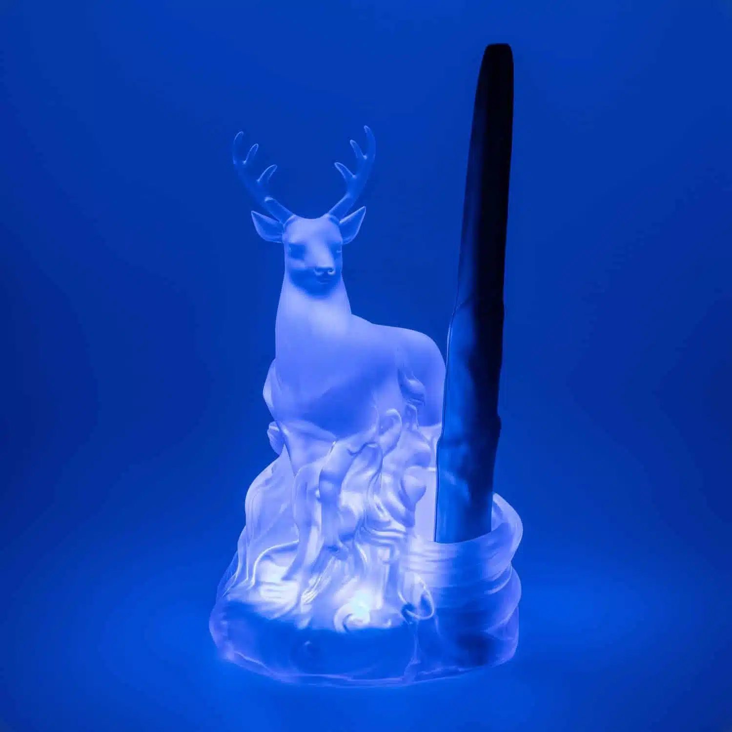 Harry Potter Patronus lamp met toverstaf