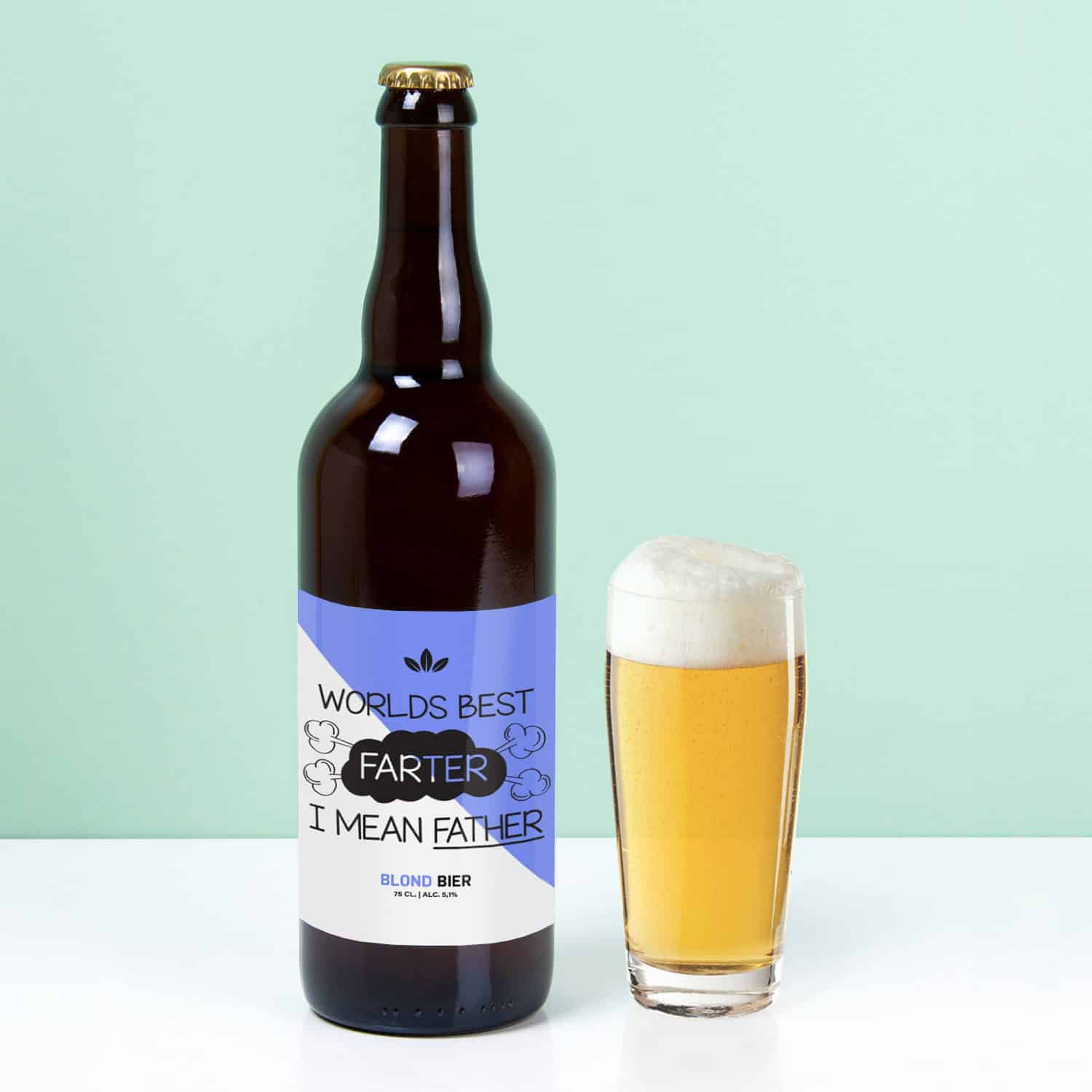 Bierfles World's Best Farter (750 ml)