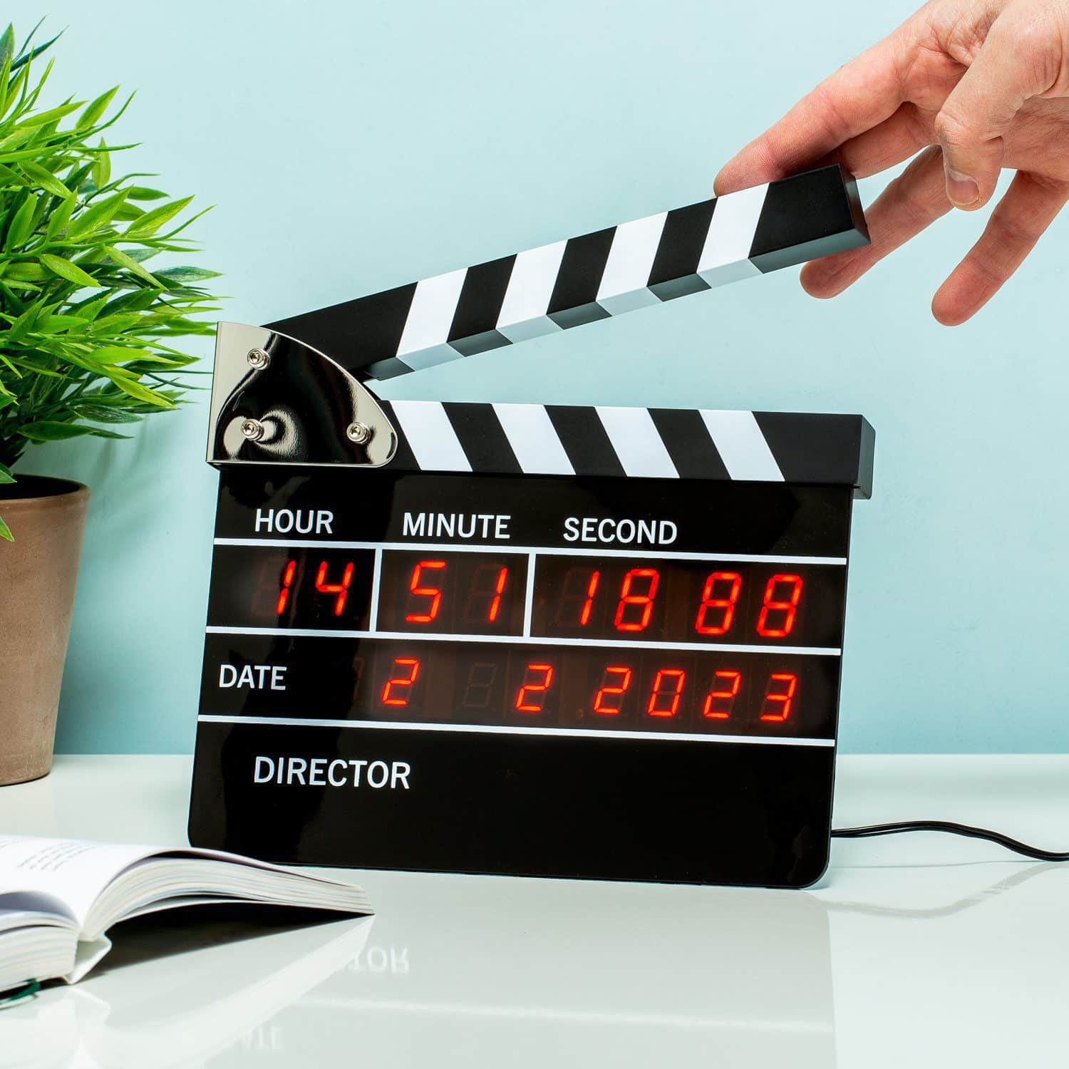 Filmklapper wekker