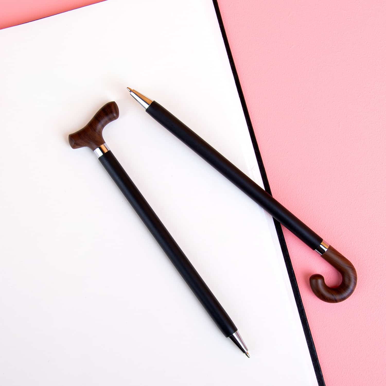 Wandelstok pennen (set van 2)