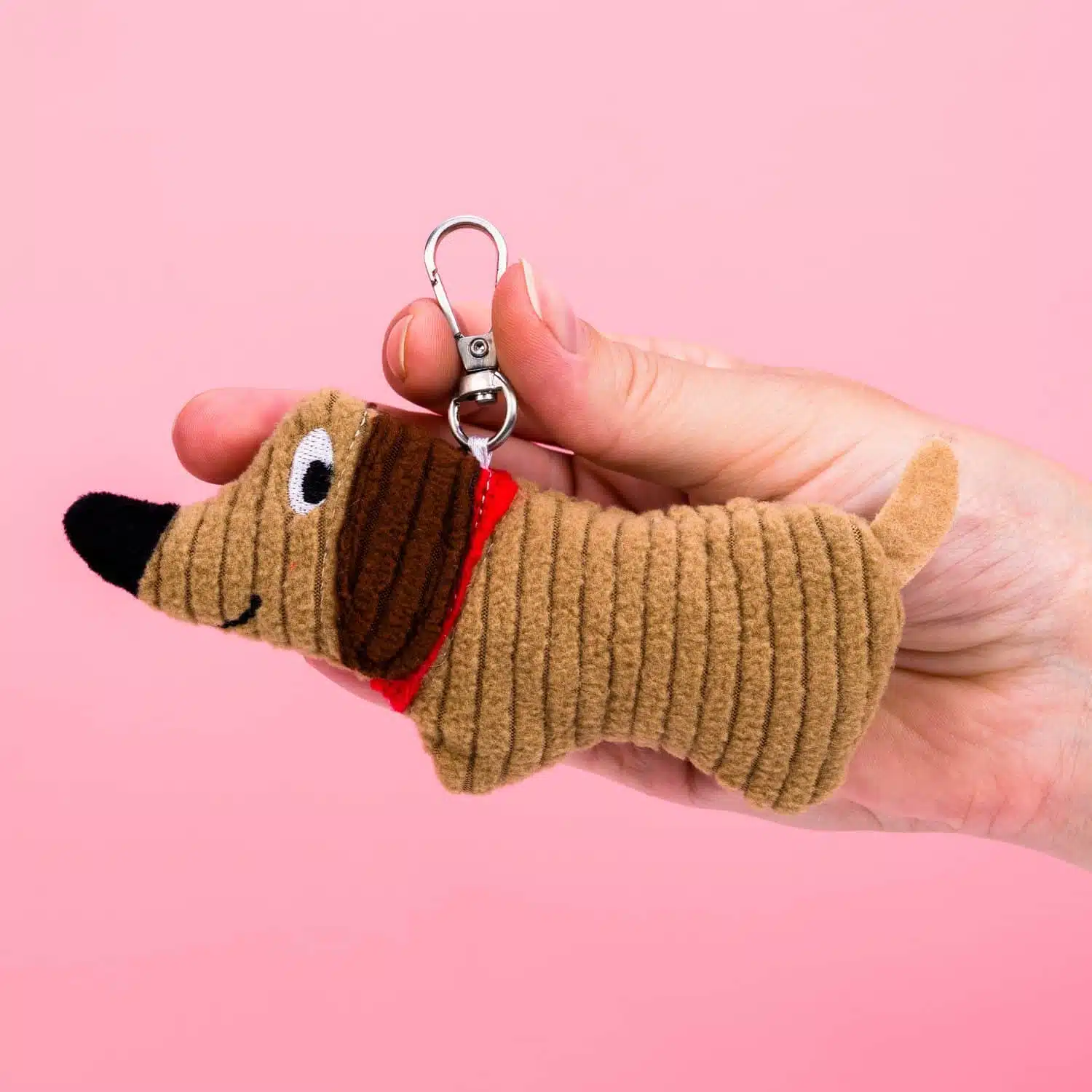 Knuffel sleutelhanger - Teckel