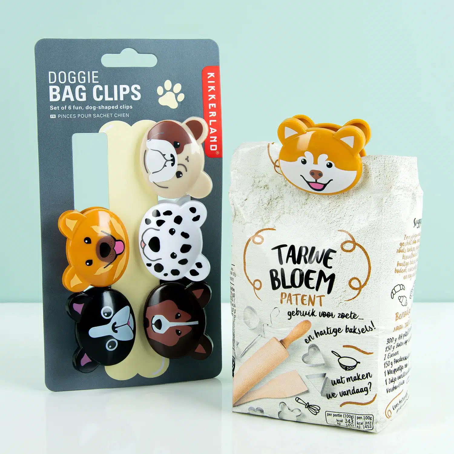 Hond bag clips (set van 6)