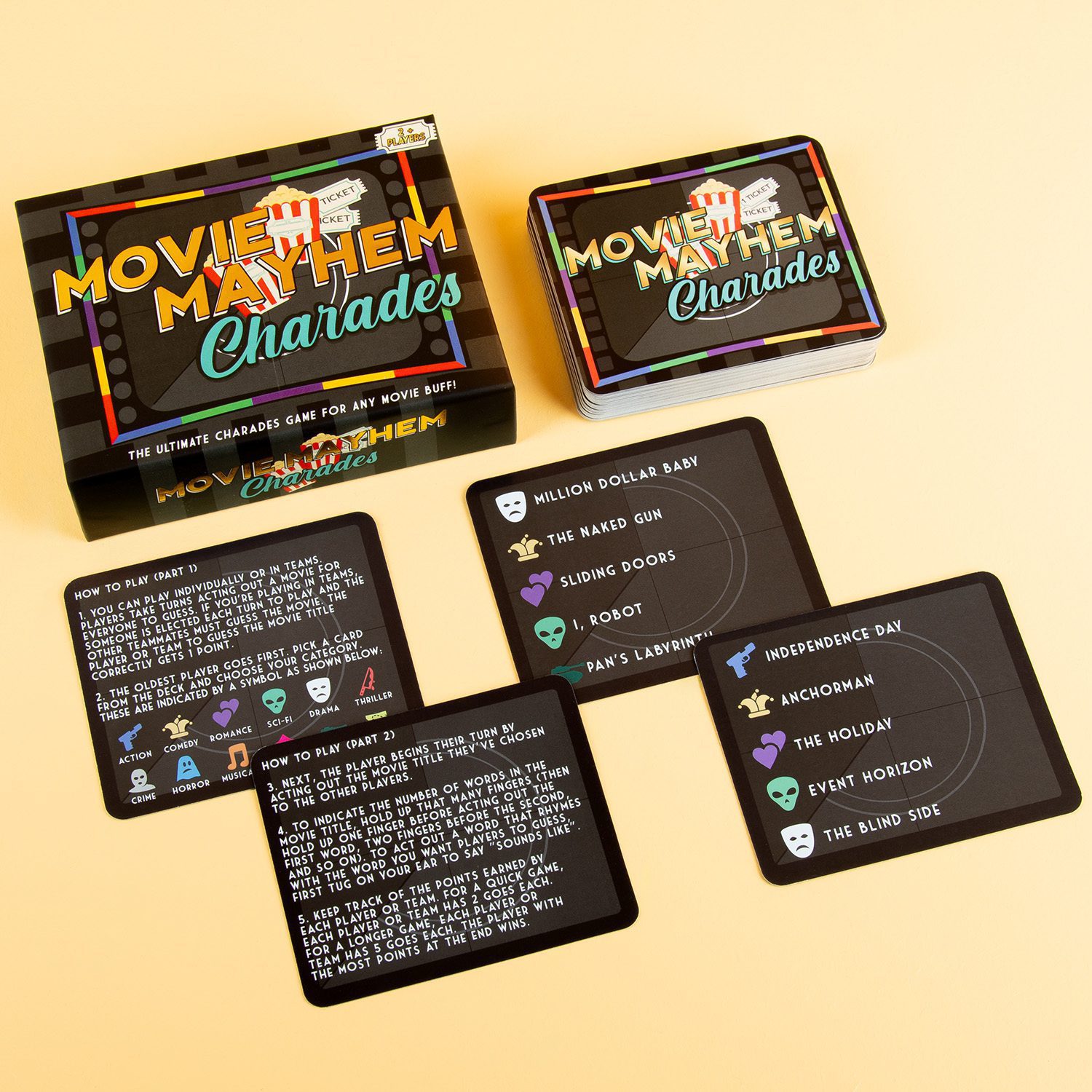 Movie Mayhem hints spel