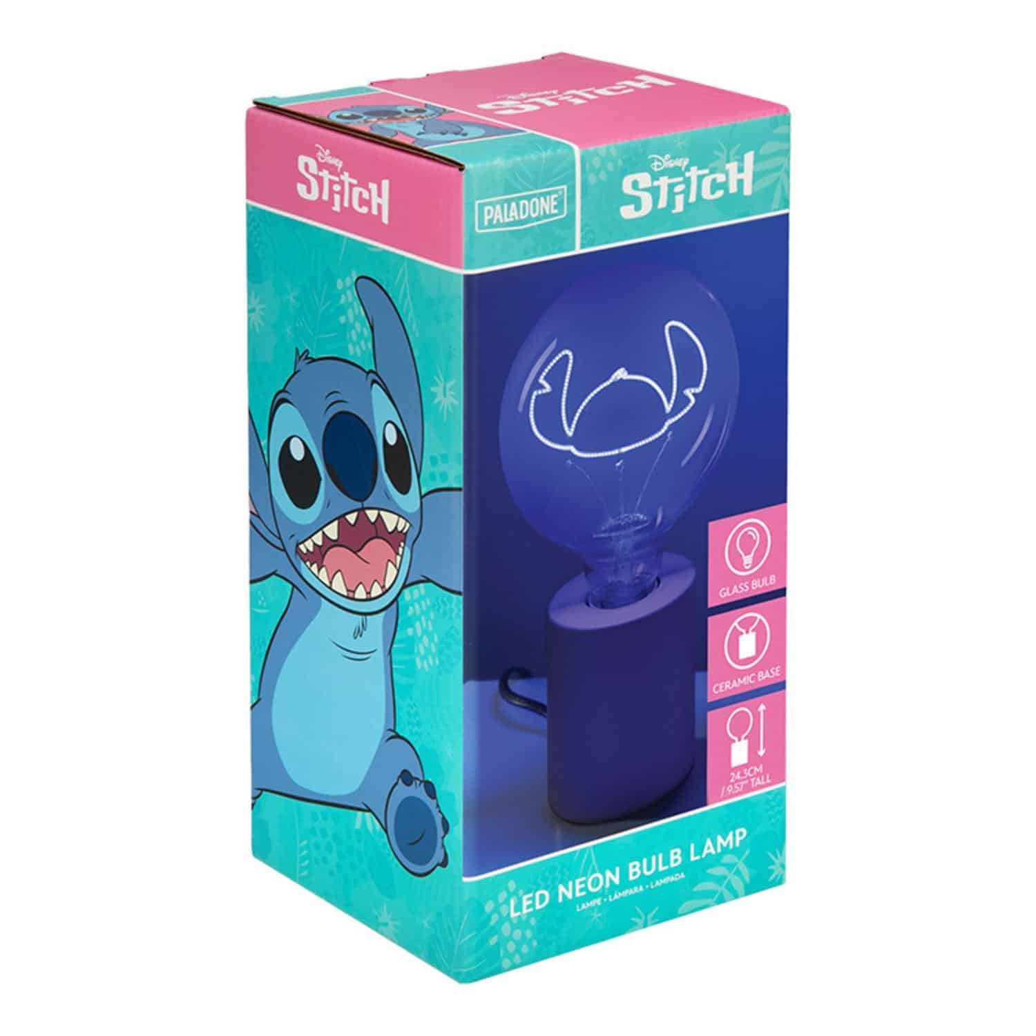 Disney Stitch ledlamp met keramische voet - verpakking