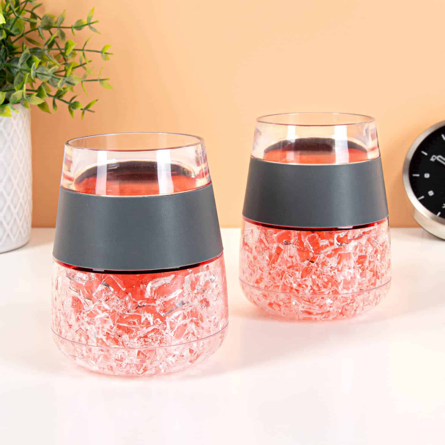 Gekoelde wijnglazen (set van 2)