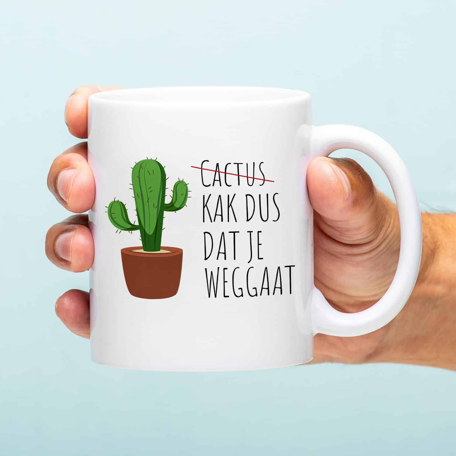 Mok Cactus dat je weggaat