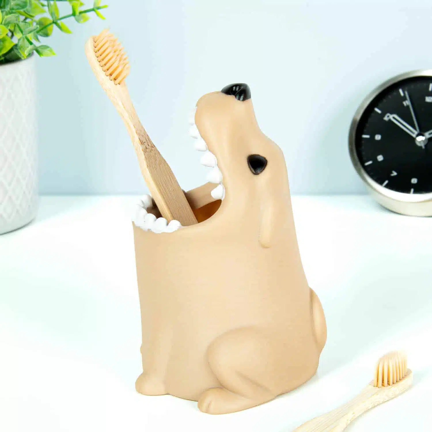 Hond tandenborstelhouder