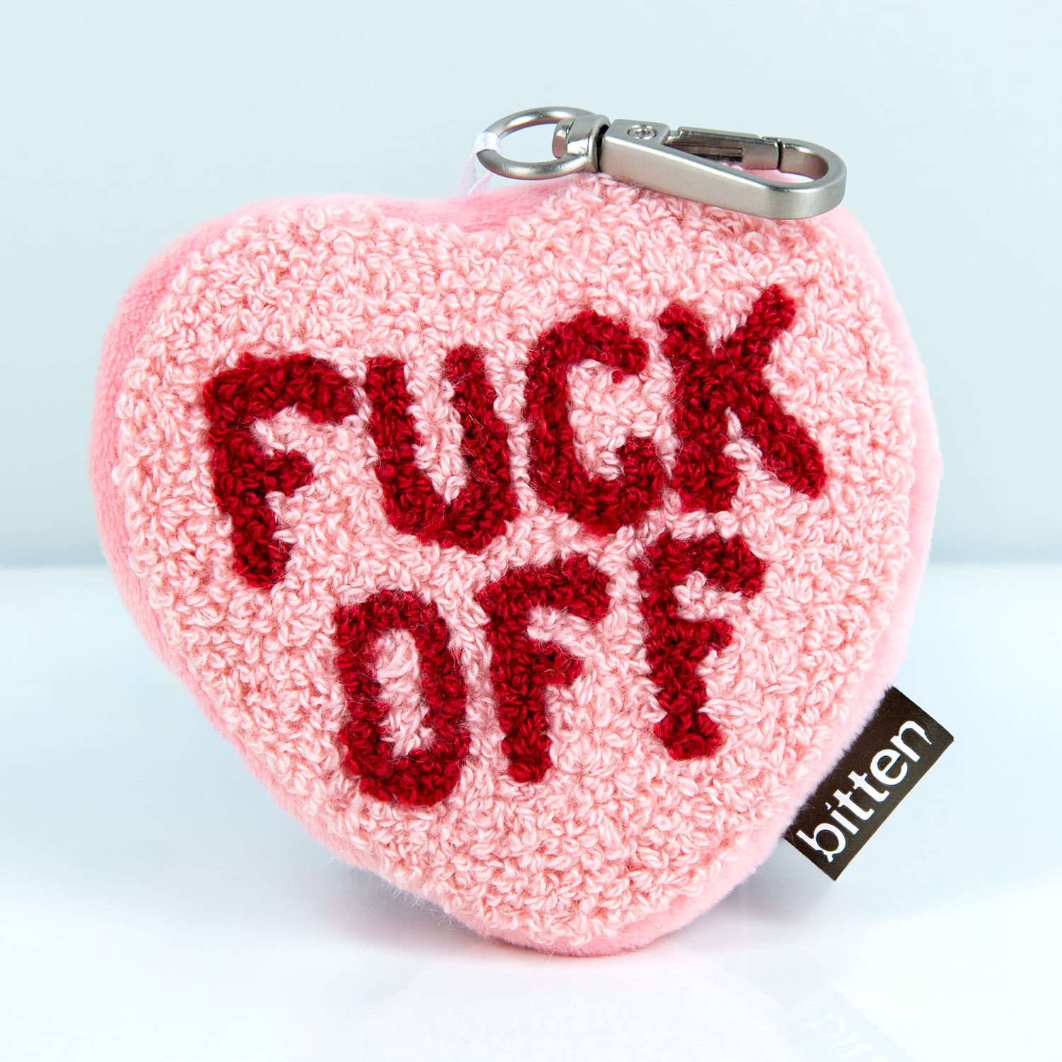 Fuck Off hart sleutelhanger