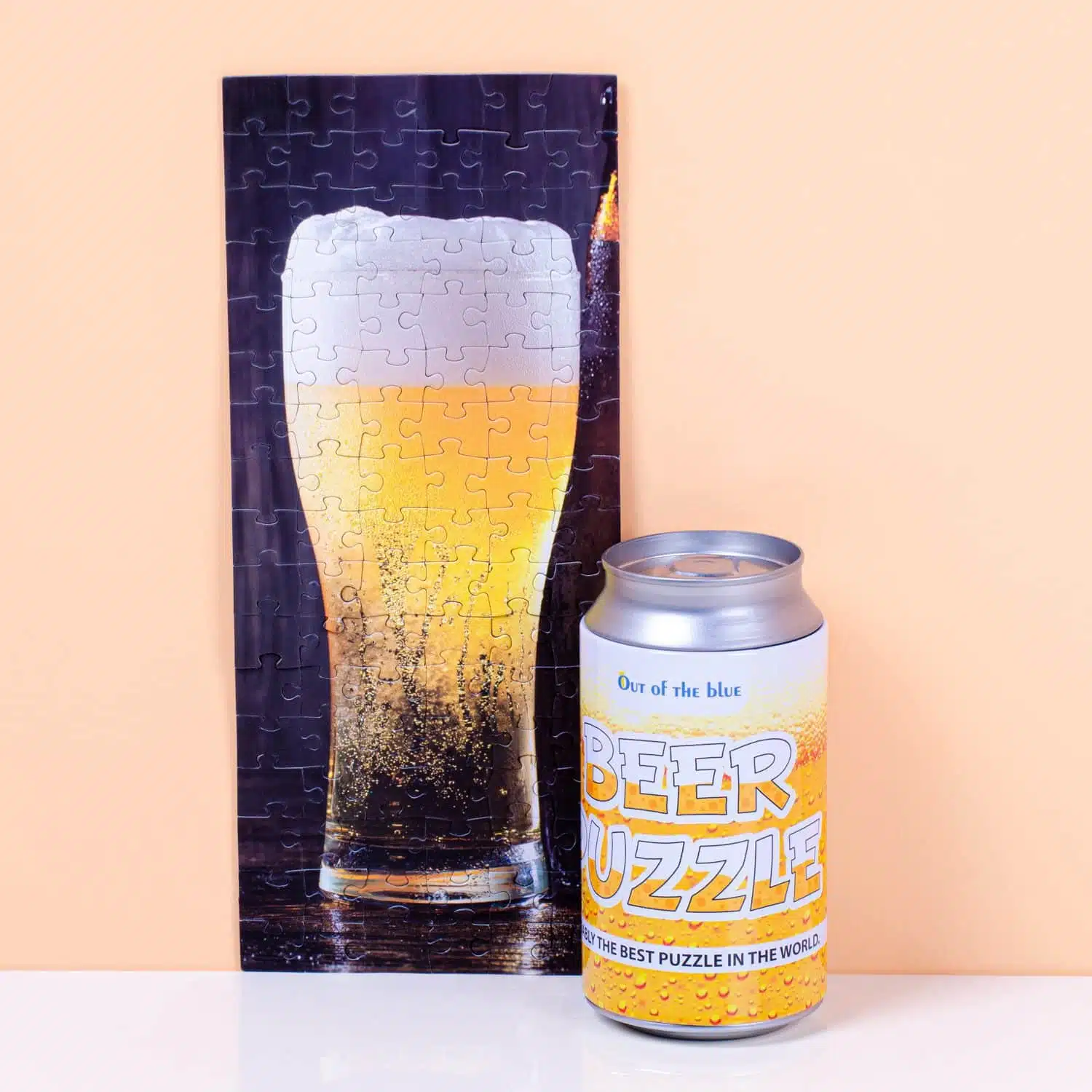 Bierpuzzel in blik (102 stukjes)