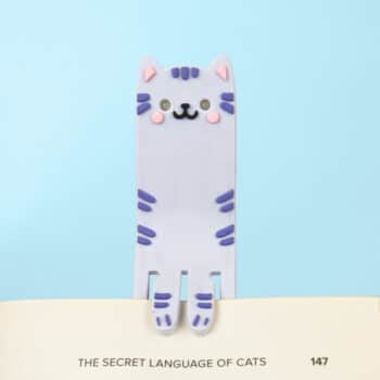 Kat leeslampje en boekenlegger